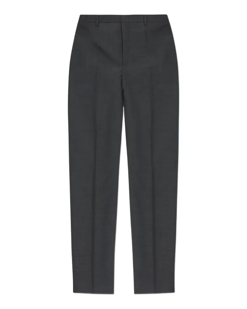 Jil Sander pleat-front wool trousers - Grau Grau