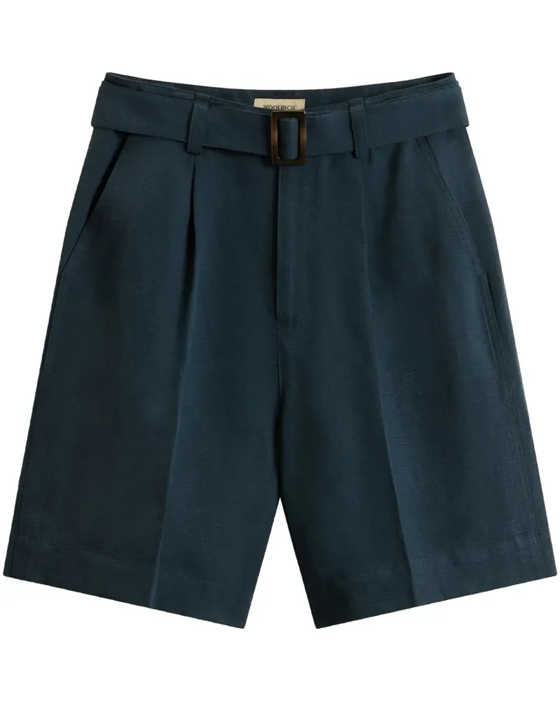 Woolrich Drapierte Shorts - Blau Blau