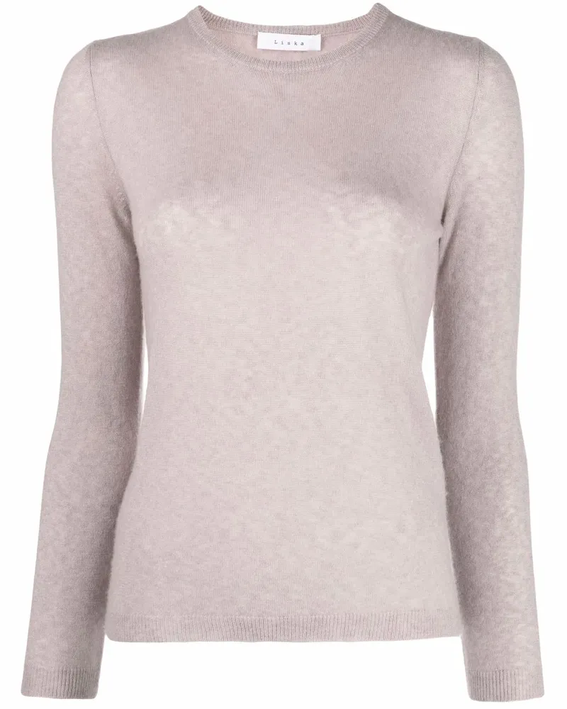 Liska Gestrickter Pullover - Nude Nude