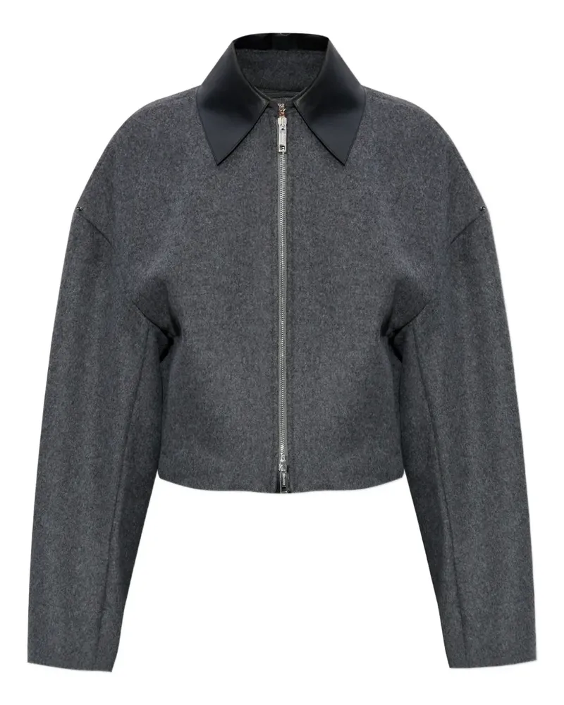 SPORTMAX Vacuo Mantel - Grau Grau
