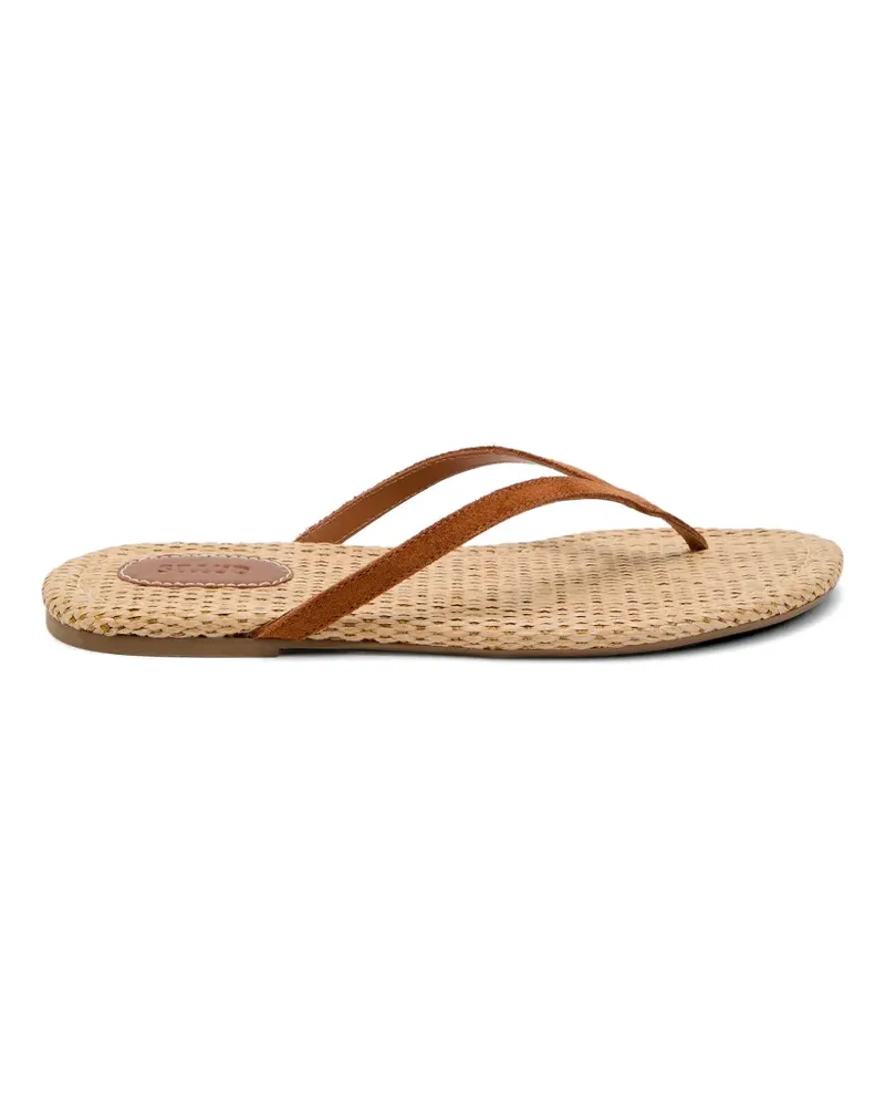 STAUD Freja thong-strap sandals - Braun Braun