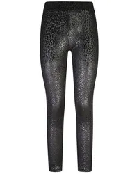 Just Cavalli Leggings mit Leopardenmuster Schwarz