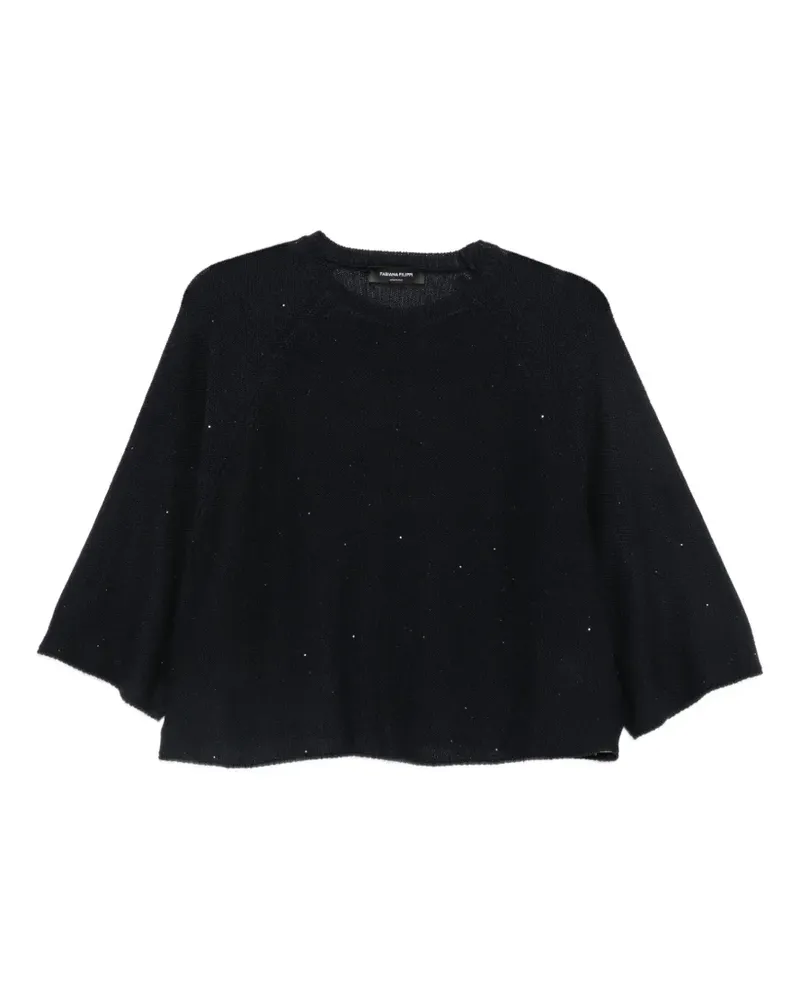 Fabiana Filippi sequin-embellished sweater - Blau Blau