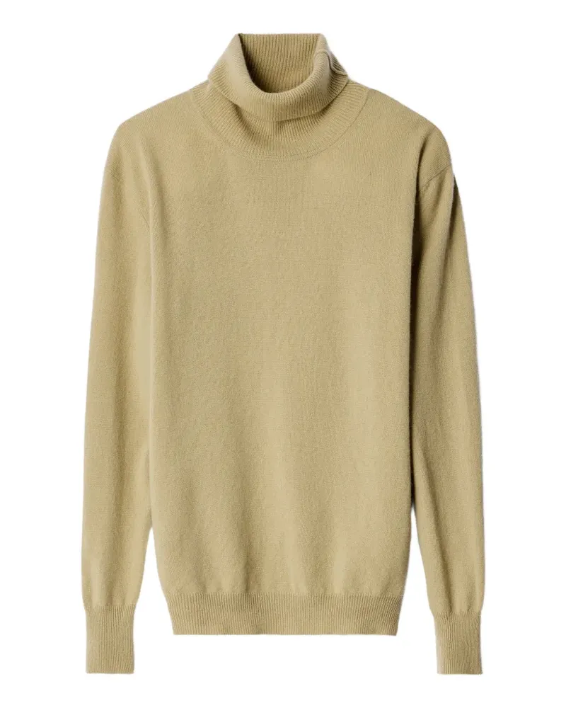 Christophe Lemaire Kaschmirpullover mit Stehkragen - Grün Grün