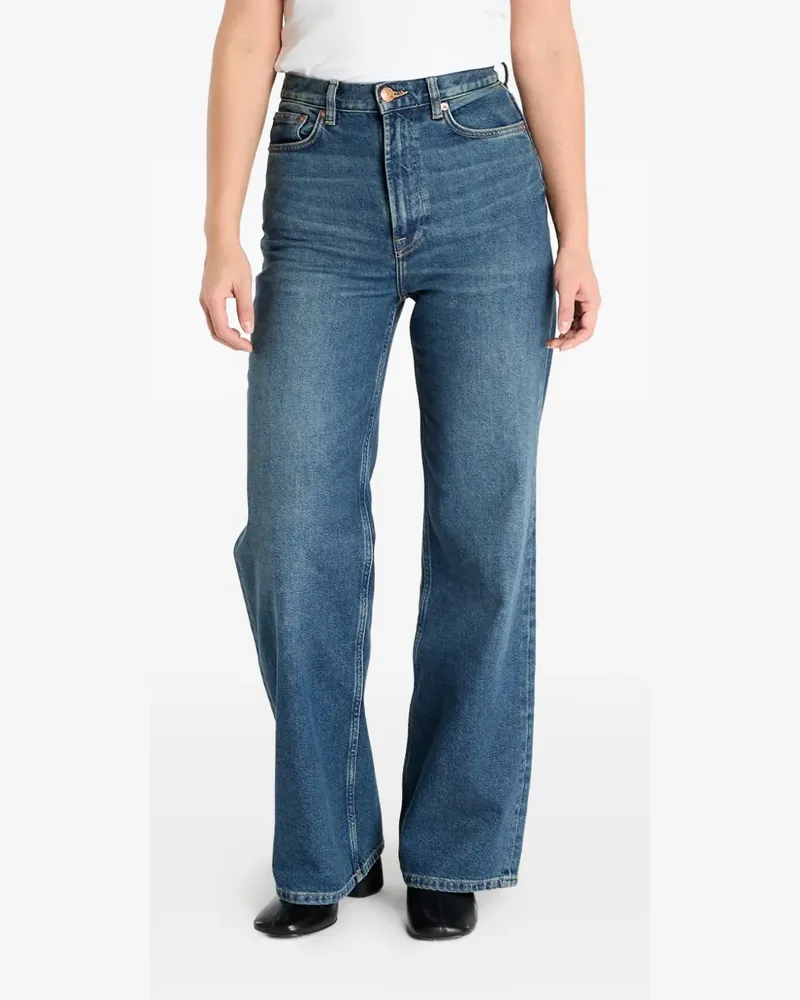 Samsøe & Samsøe faded-wash jeans - Blau Blau