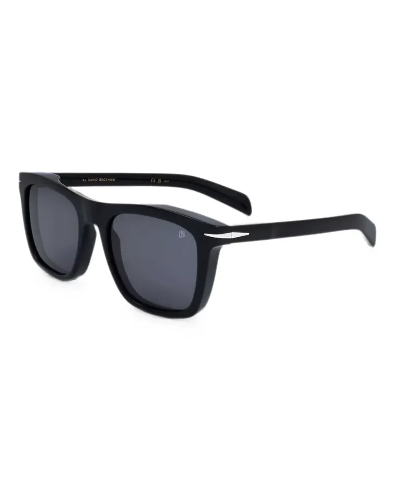 EYEWEAR by DAVID BECKHAM Sonnenbrille mit eckigem Gestell - Schwarz Schwarz