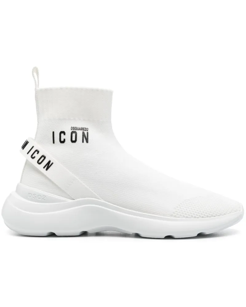 Dsquared2 Icon Fly Sneakers - Weiß Weiß