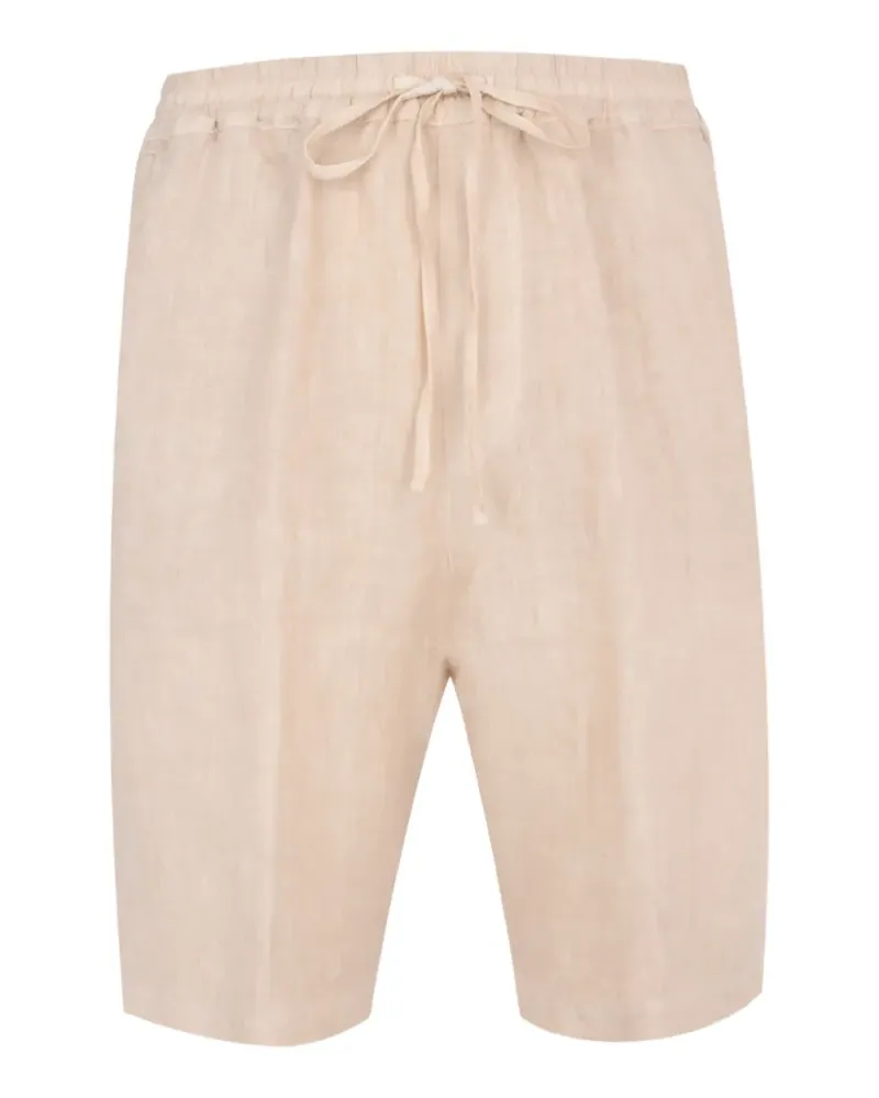 120% Lino Bermudas mit Kordelzug - Nude Nude