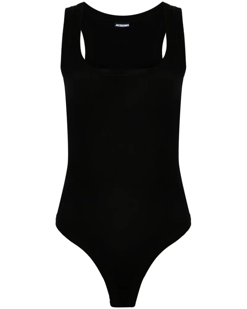 Jacquemus Le Body Gros Grain Body - Schwarz Schwarz