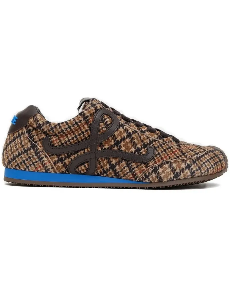 Loewe Karierte Ballet Runner 2.0 Sneakers - Braun Braun