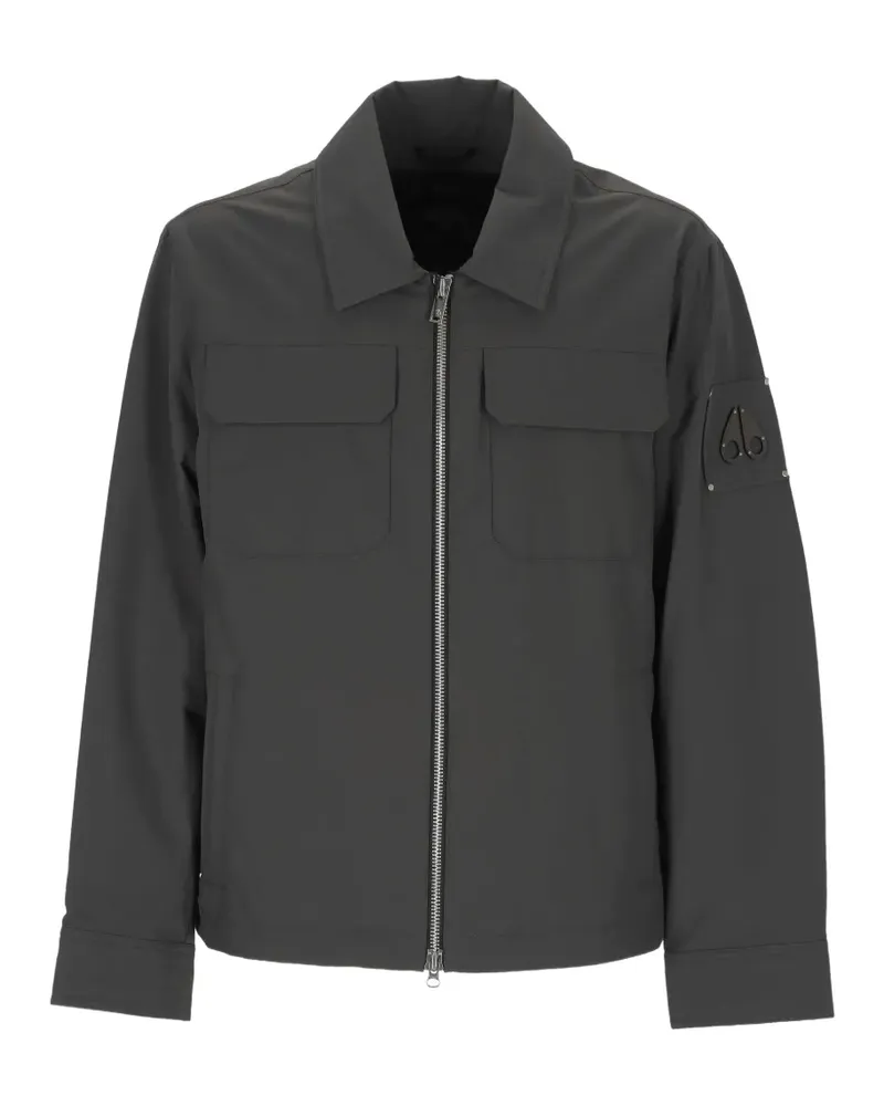 Moose Knuckles Jacke mit Reißverschluss - Grau Grau