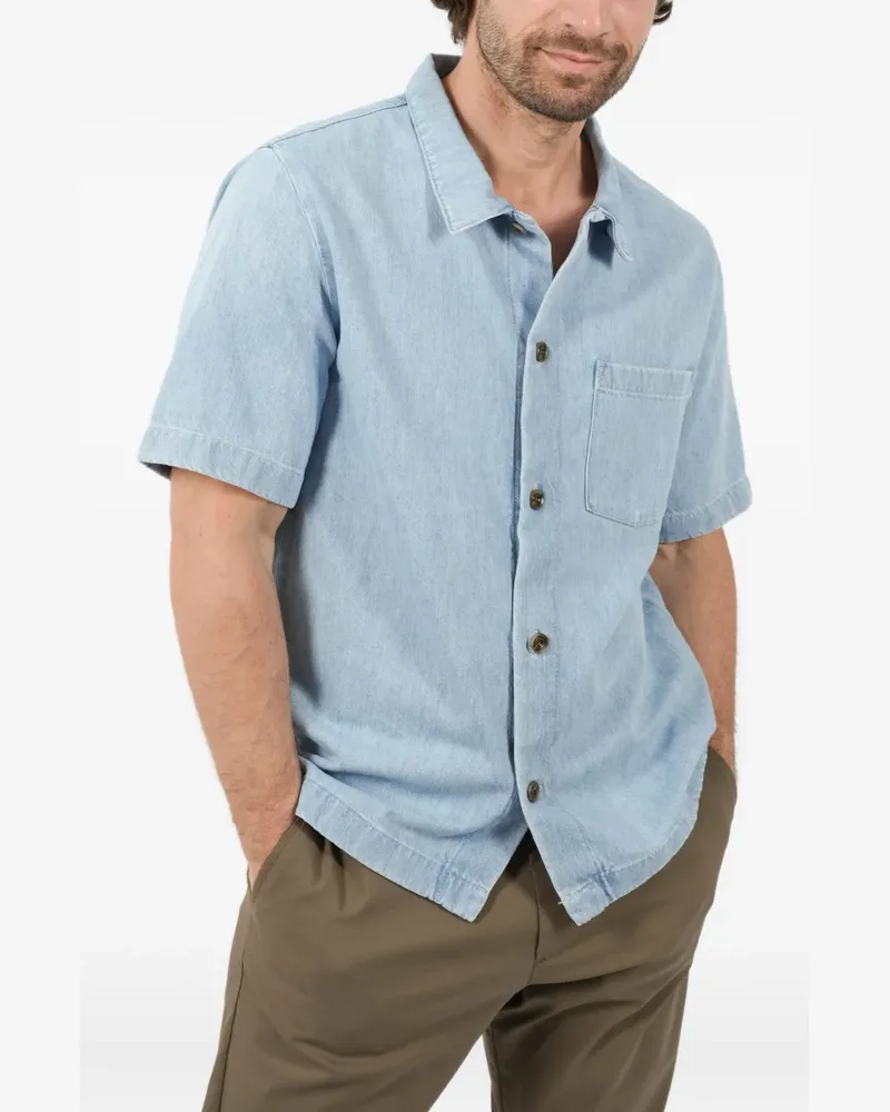 7 for all mankind Klassisches Hemd - Blau Blau