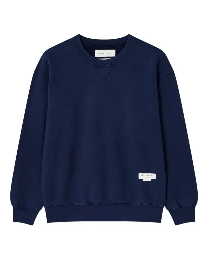 ManOnTheBoon Sweatshirt mit rundem Ausschnitt - Blau Blau