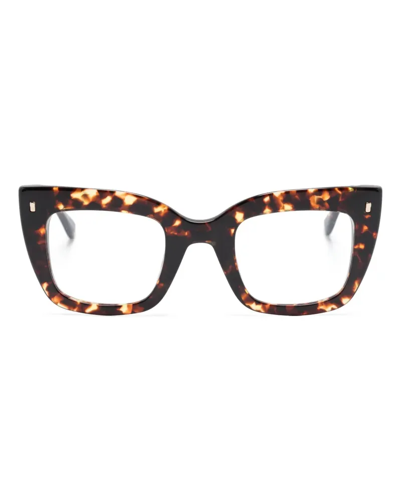 Dsquared2 Butterfly-Sonnenbrille in Schildpattoptik - Braun Braun