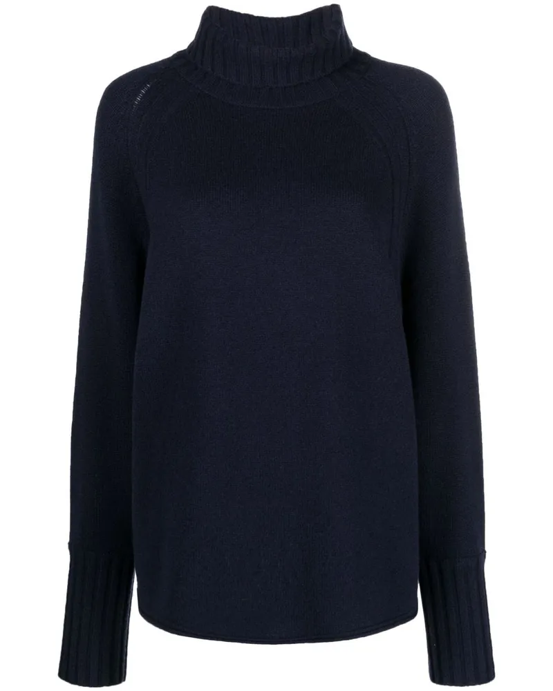 Dorothee Schumacher Rollkragenpullover mit Kaschmiranteil Blau