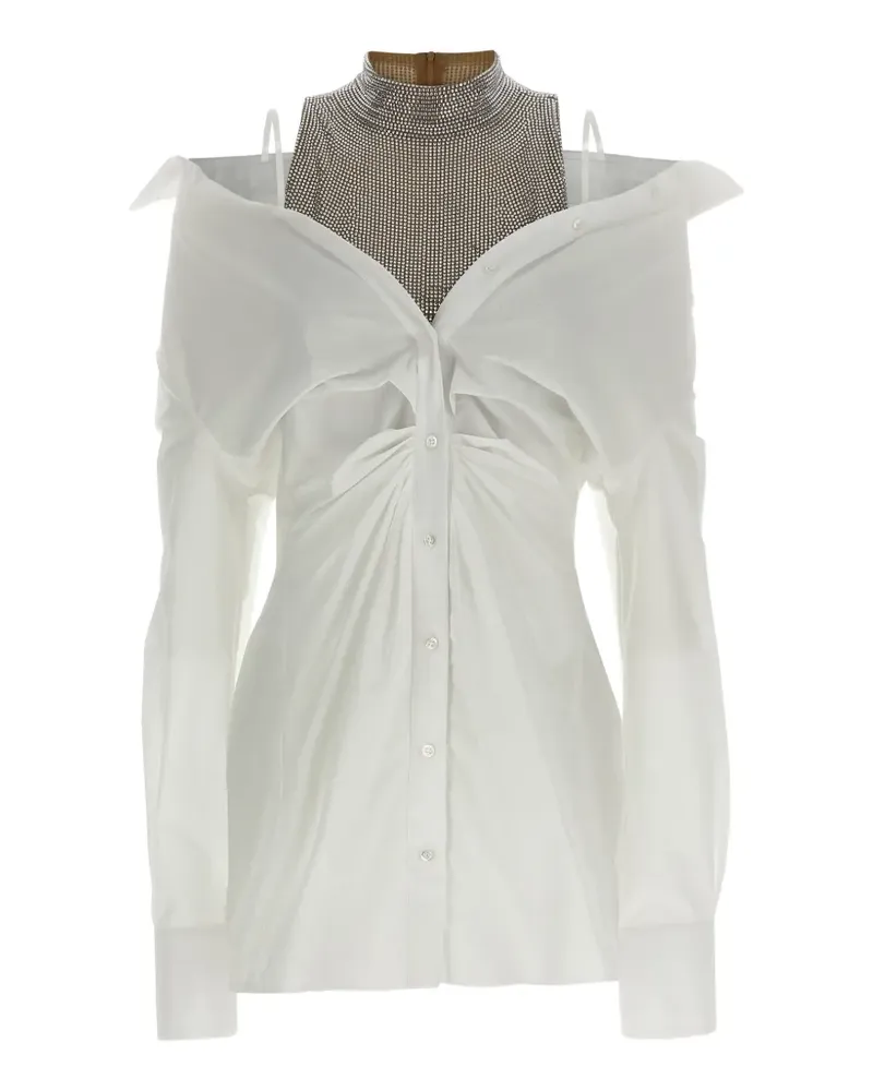 Giuseppe di Morabito button mini dress - Weiß Weiß