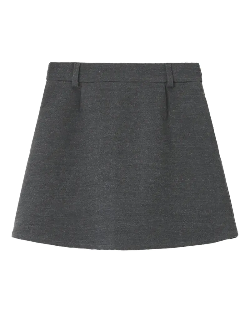 b+ab Minirock in A-Linie - Grau Grau