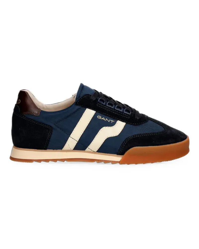 Gant panelled lace-up sneakers - Blau Blau