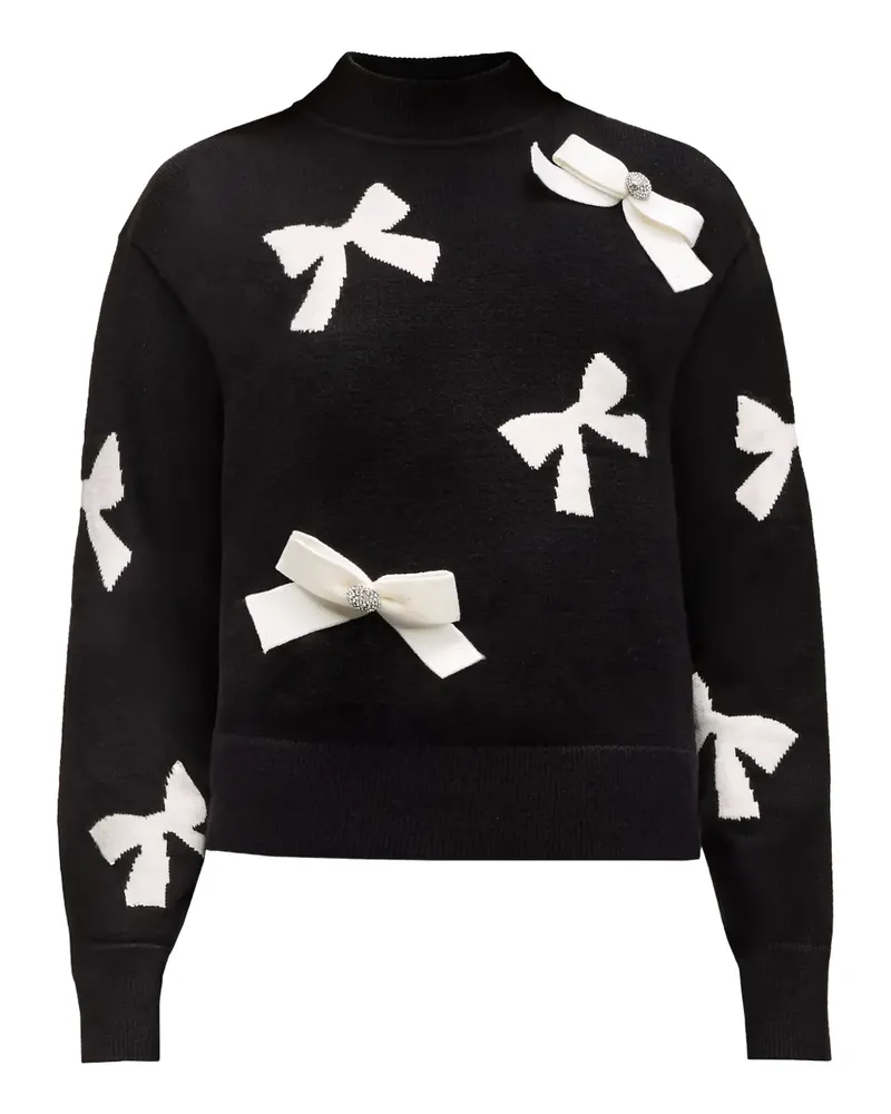Karl Lagerfeld Pullover mit Schleife - Schwarz Schwarz