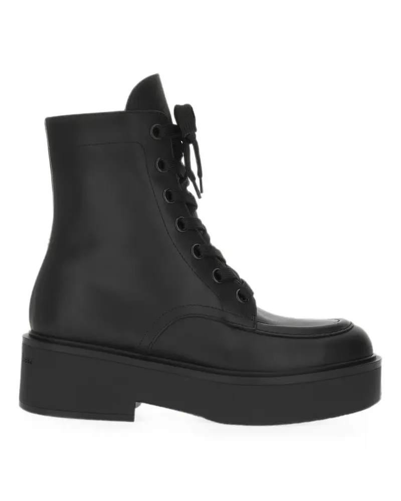 Gianvito Rossi Klassische Schnürstiefel - Schwarz Schwarz
