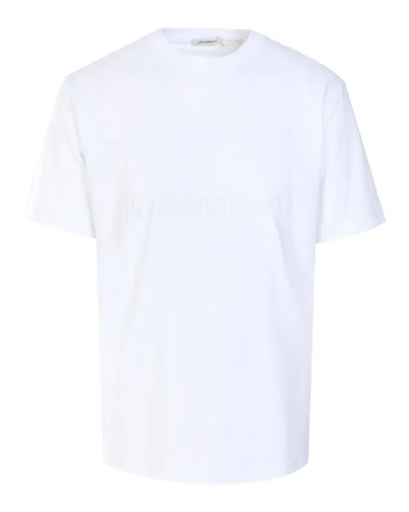 HINNOMINATE T-Shirt mit Prägung - Weiß Weiß
