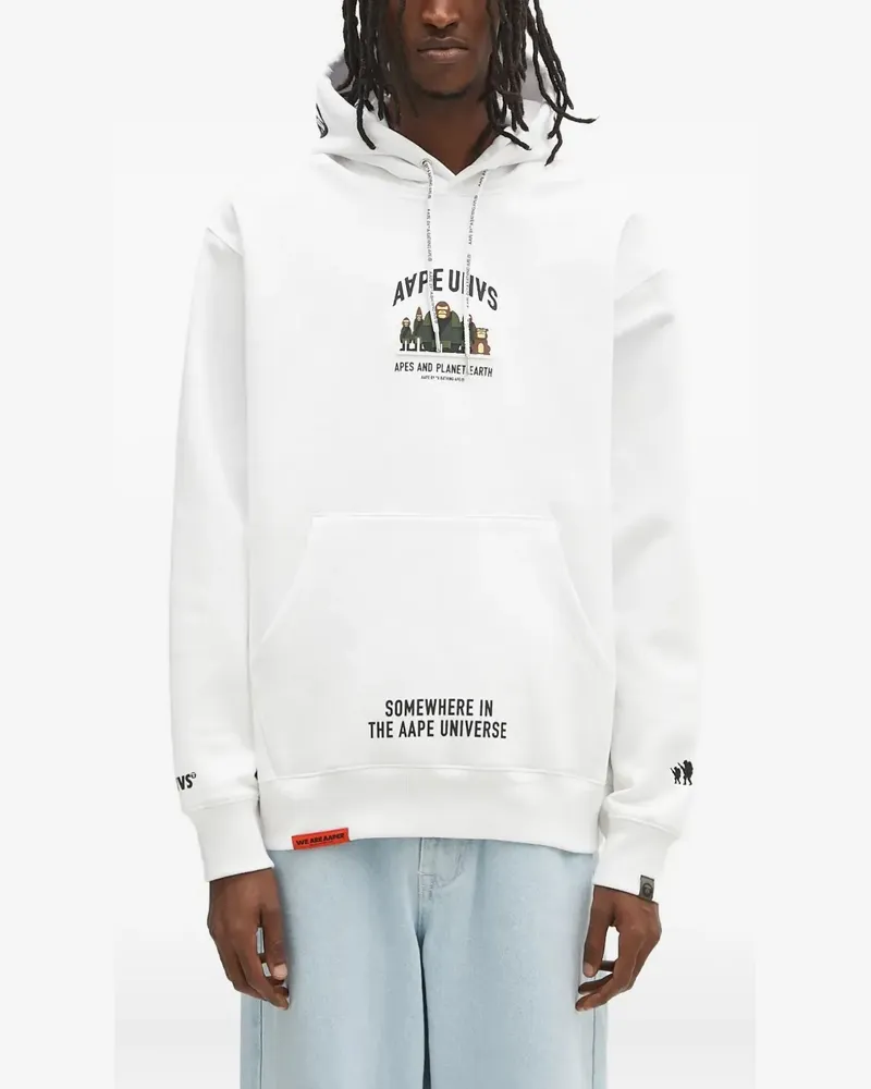 BAPE Aaper Hoodie - Weiß Weiß