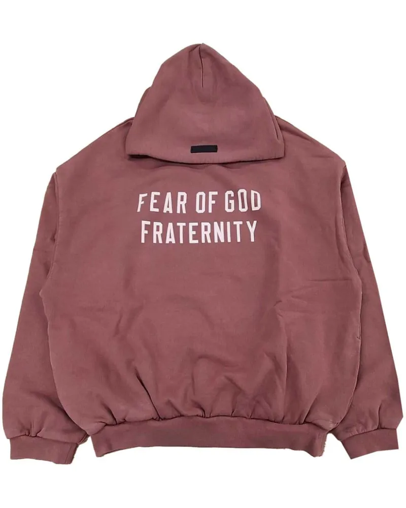 Fear of God Hoodie mit Logo-Print - Rosa Rosa