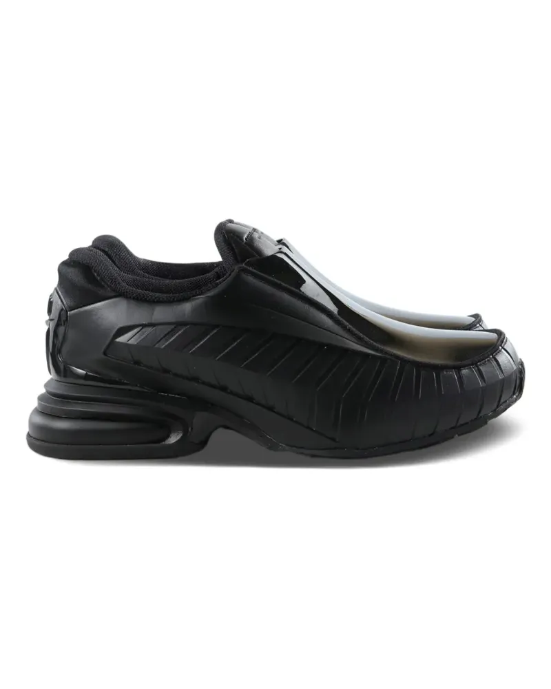 Comme des Garçons panelled slip-on sneakers - Schwarz Schwarz