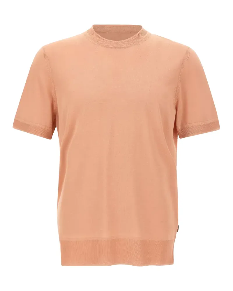 HUGO BOSS L-Nottano silk sweater - Orange Orange