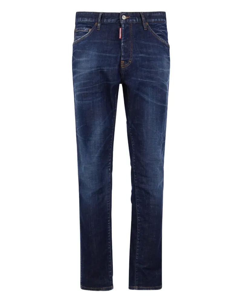 Dsquared2 clean wash teddy jeans - Blau Blau