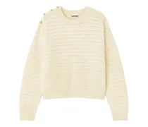 Pullover mit Knopfdetail - Nude