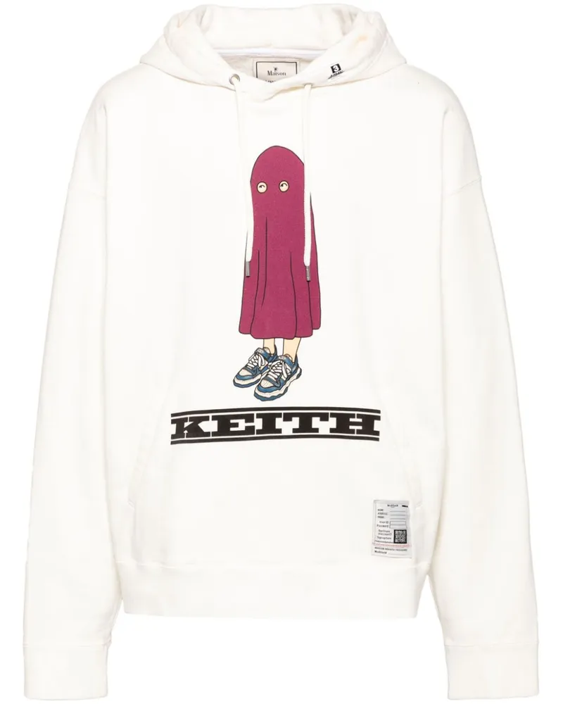 MIHARAYASUHIRO Keith Hoodie - Weiß Weiß