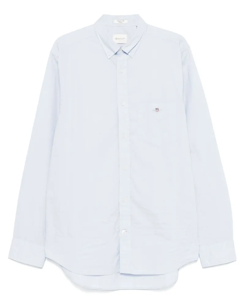 Gant Hemd aus Popeline - Blau Blau