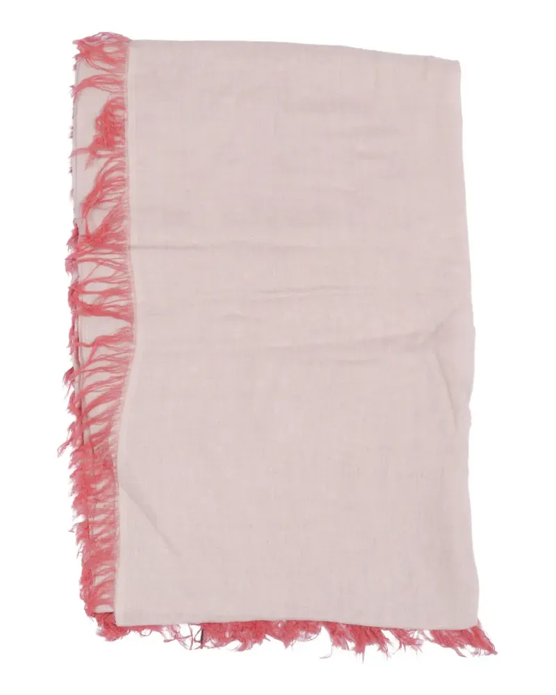 Faliero Sarti Kashy frayed scarf - Rosa Rosa