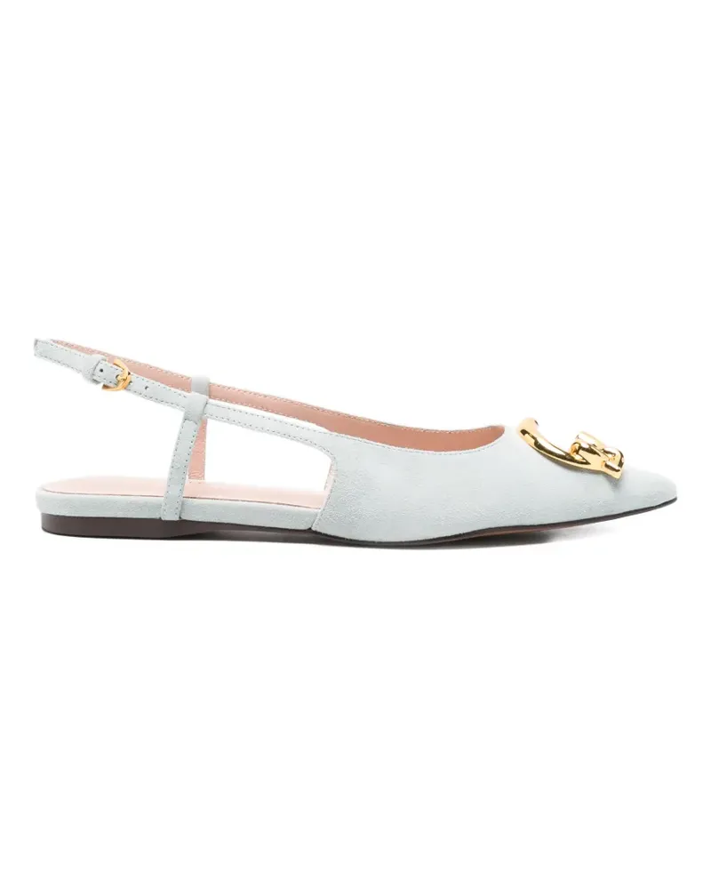 Coccinelle Pumps mit spitzer Kappe - Blau Blau