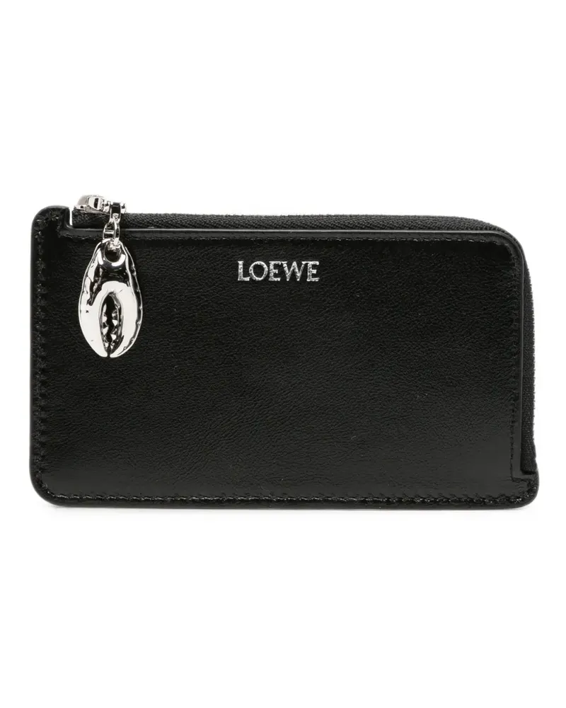Loewe Kartenetui mit Logo-Print - Schwarz Schwarz