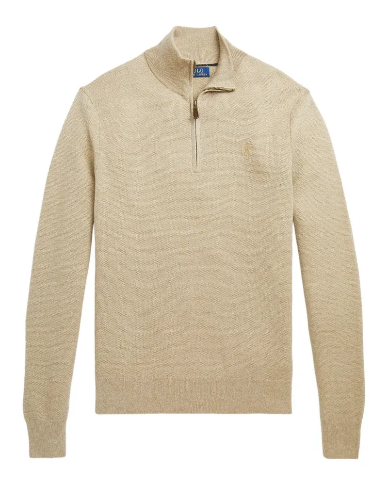 Ralph Lauren Pullover mit Reißverschluss - Nude Nude