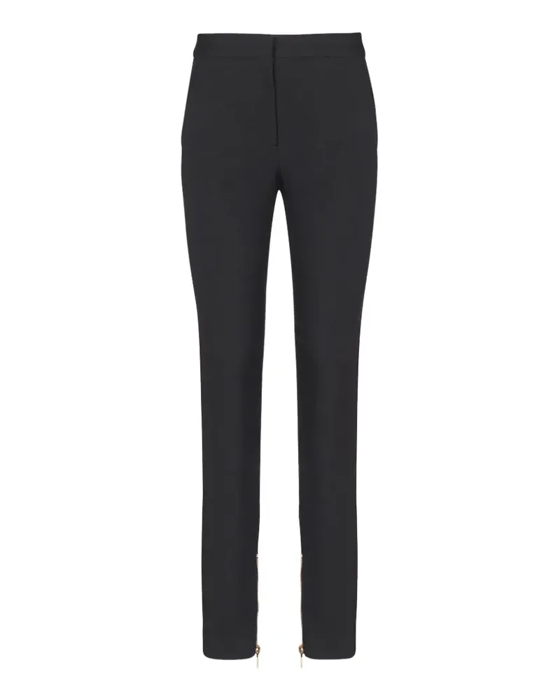 Balmain Hose mit Reißverschlussbündchen - Schwarz Schwarz
