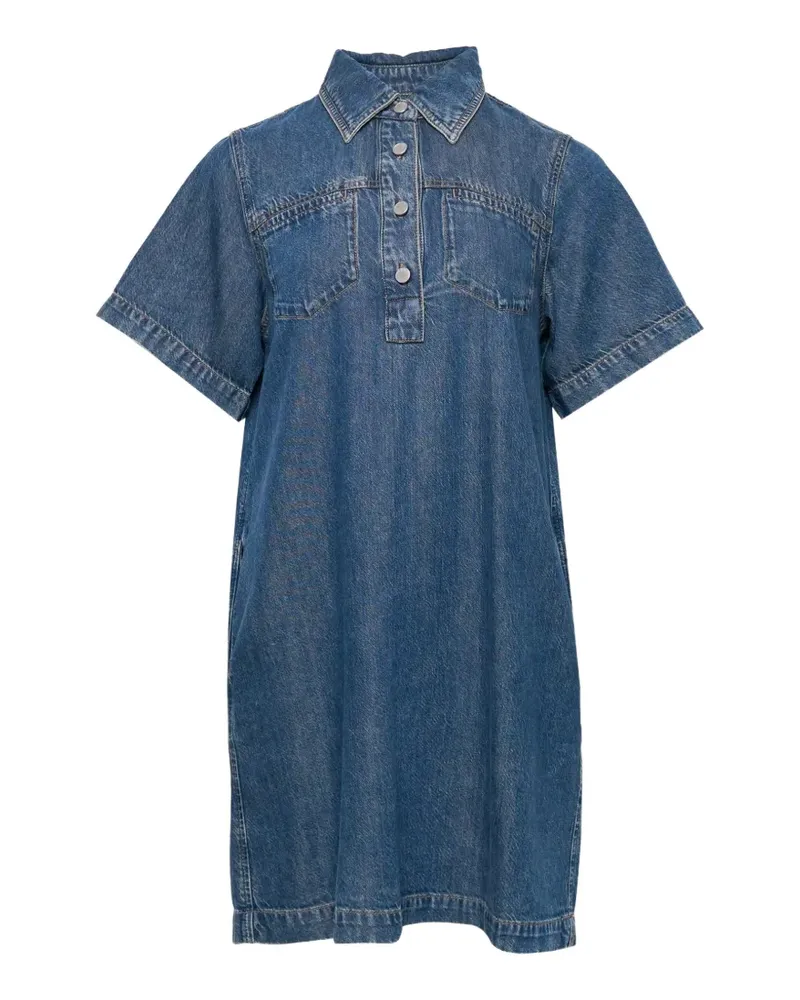 Rag & Bone short-sleeved denim dress - Blau Blau