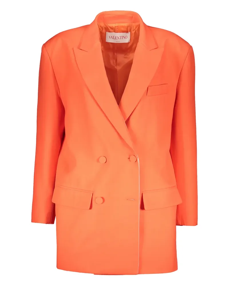 Valentino Garavani double-breasted blazer - Orange Orange