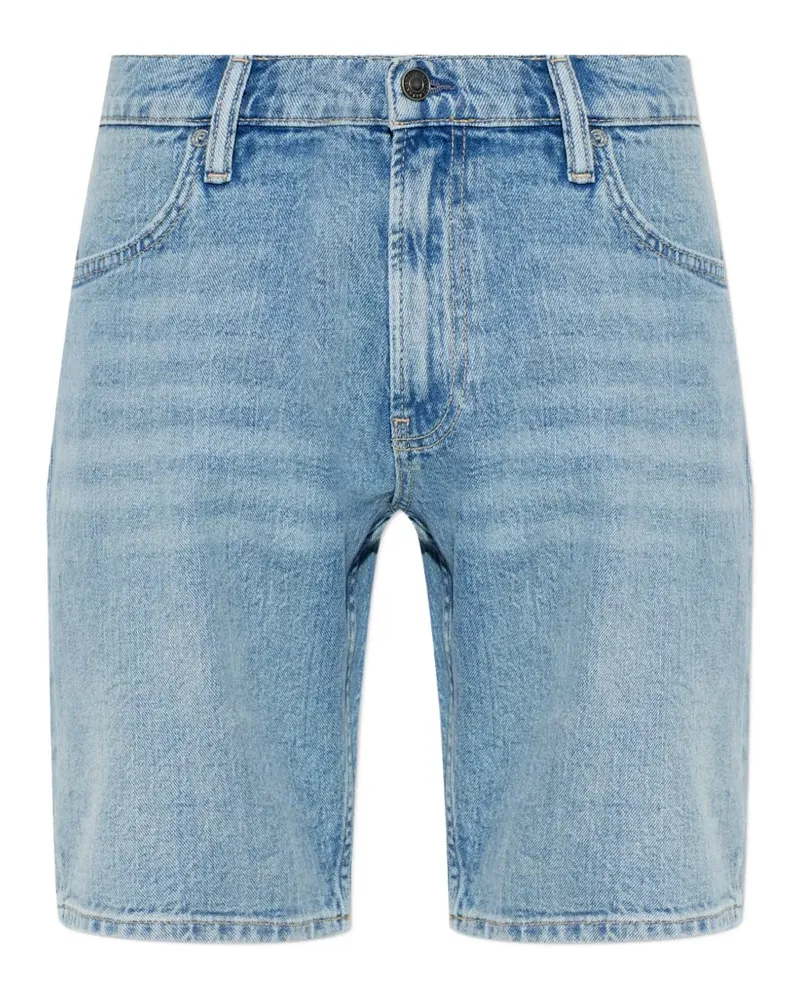 AllSaints Switch Shorts mit Gürtel - Blau Blau