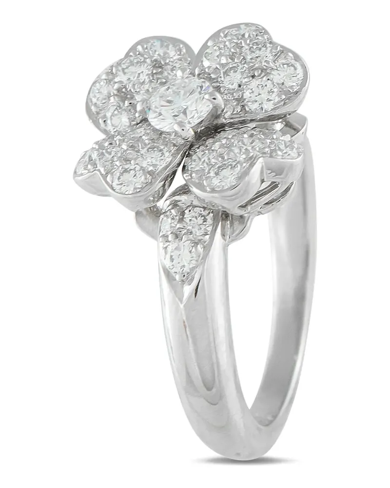 Van Cleef & Arpels platinum Cosmos diamond ring - Silber Silber