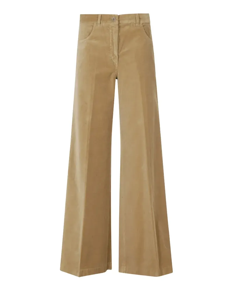 ASPESI corduroy wide-leg trousers - Nude Nude