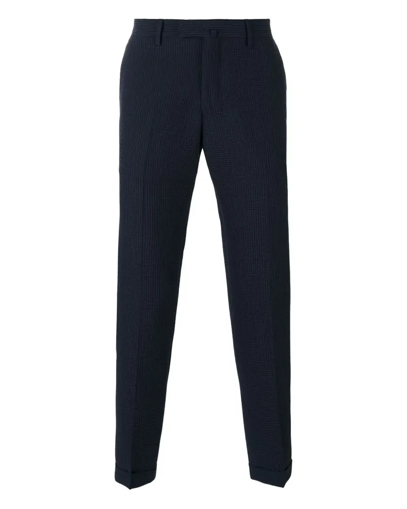 Briglia 1949 Klassische Hose mit Karomuster - Blau Blau