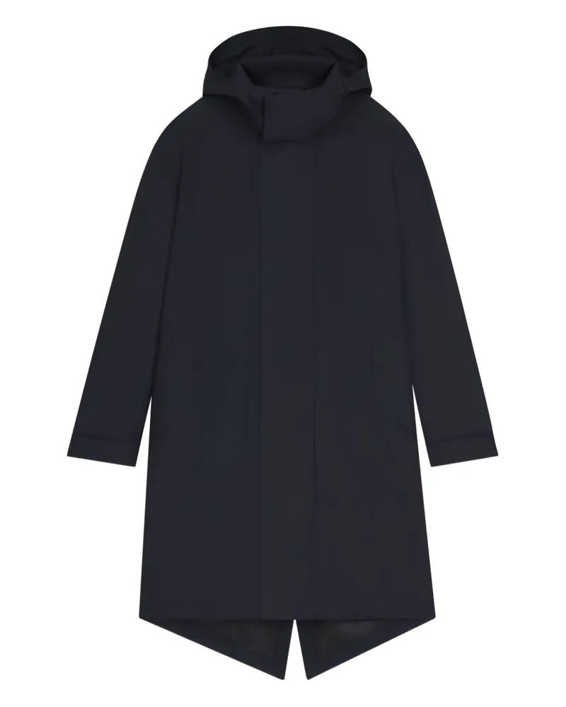HUGO BOSS Mantel mit Kapuze - Schwarz Schwarz