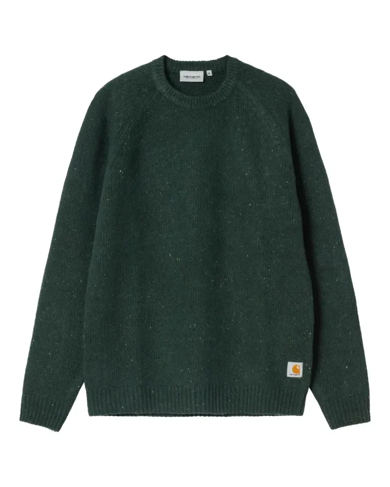 Carhartt WIP flecked raglan-sleeve sweater - Grün Grün