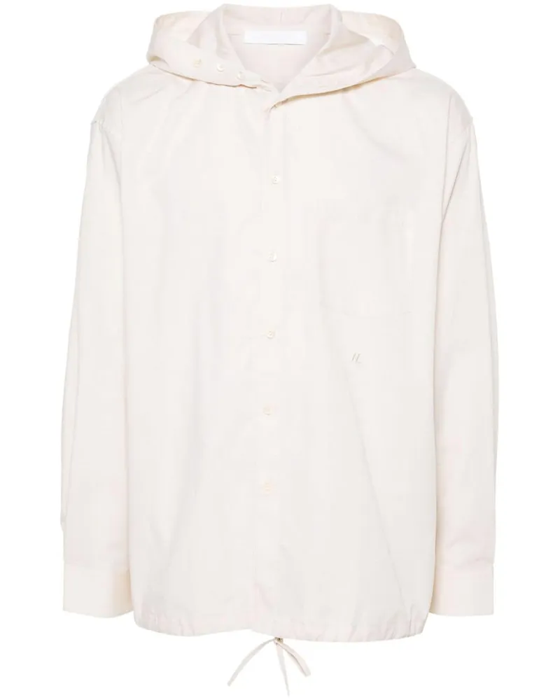 Helmut Lang Hemd mit Kapuze - Nude Nude