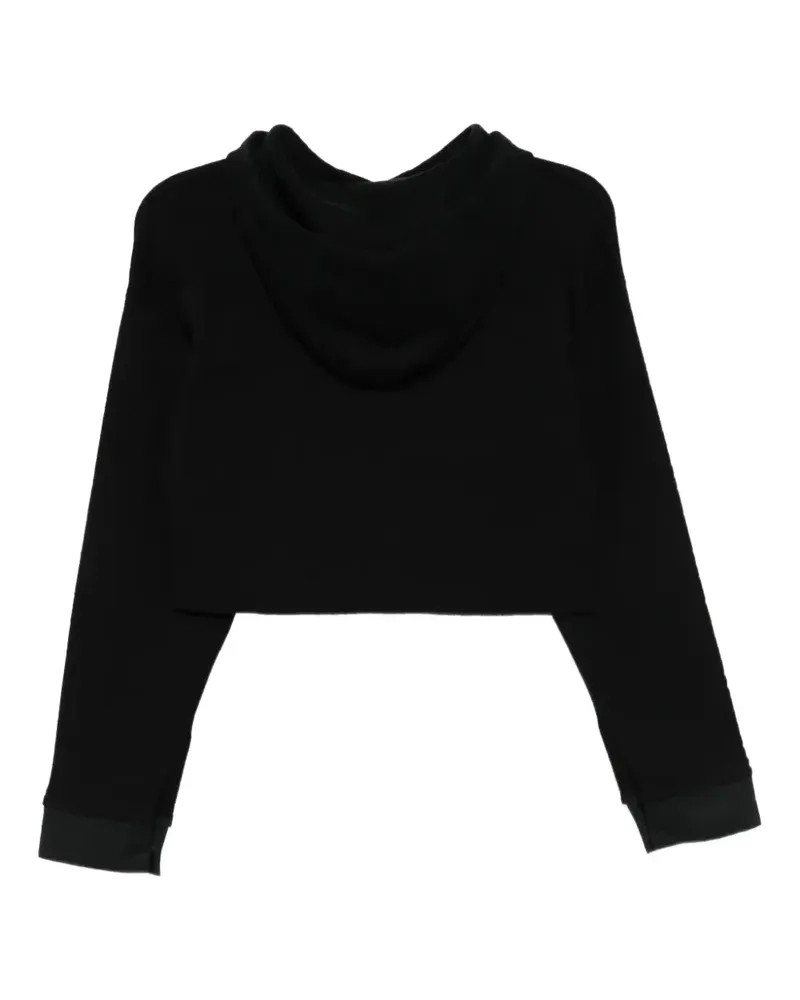 3.1 phillip lim hooded cropped top - Schwarz Schwarz