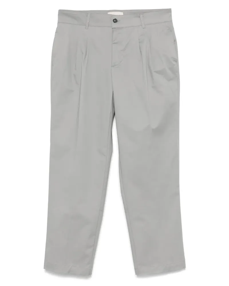 THE EDITOR Hose mit Bundfalten - Grau Grau