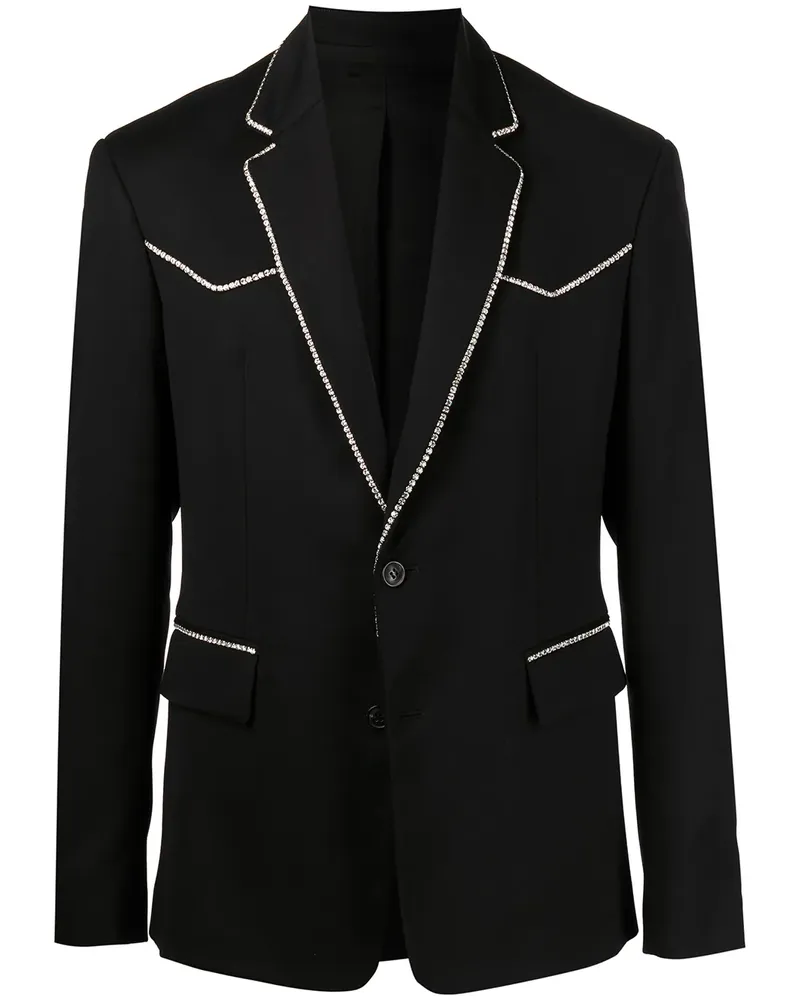 Amiri Sakko mit Kristallen - Schwarz Schwarz